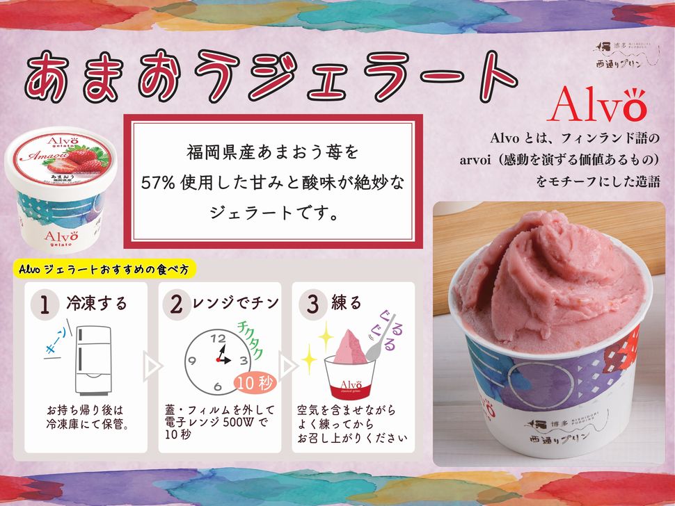 株式会社共同開発システム | 4081 福岡県 アルボ あまおうジェラート 1