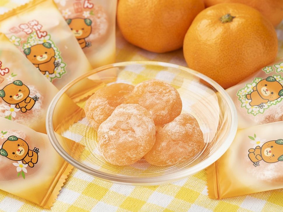 株式会社共同開発システム | 4263 愛媛県 世起 みかんもち スタンド